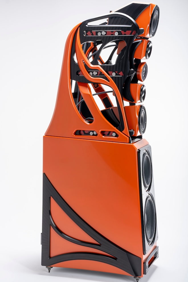 wilson-audio-autobiography-loudspeaker-red-rock sunset-side