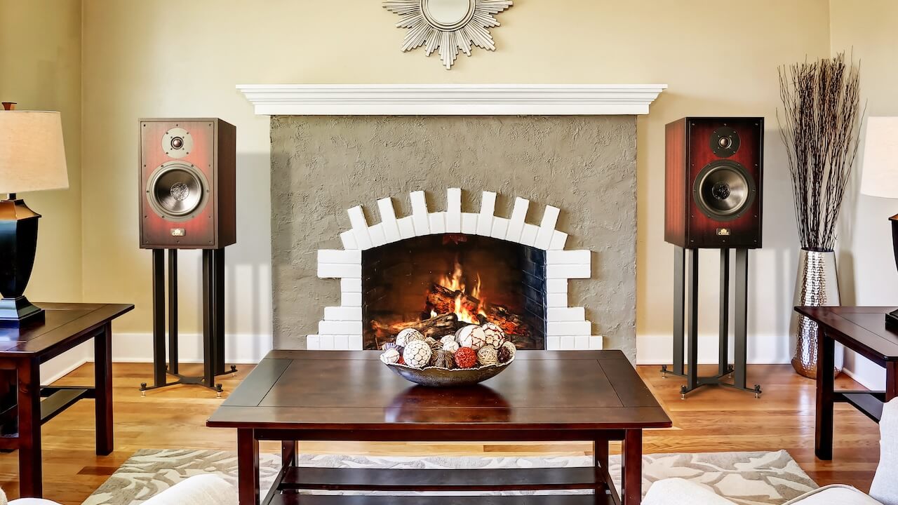 Castle Windsor Duke Mahogany Loudspeakers Front
