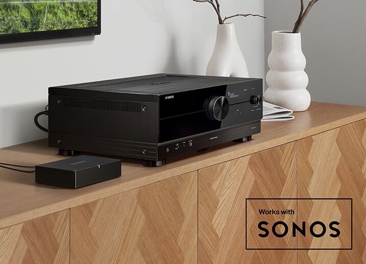 Sonos Port with 2025 Yamaha AVENTAGE A/V Receiver