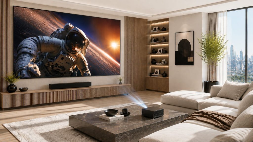 2026 XWALL Titan Noir Ultra Projector Lifestyle