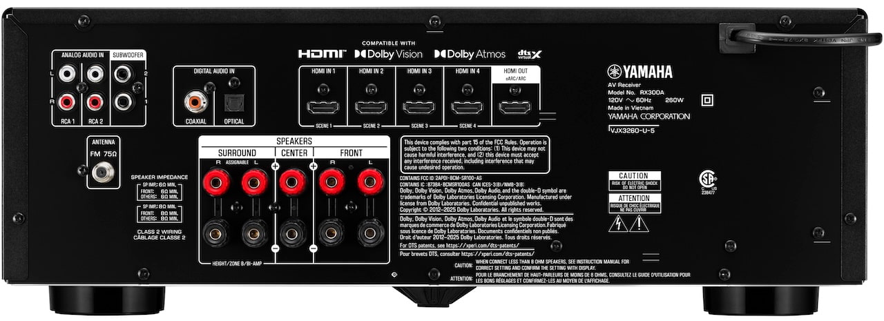 yamaha-rx300a-back