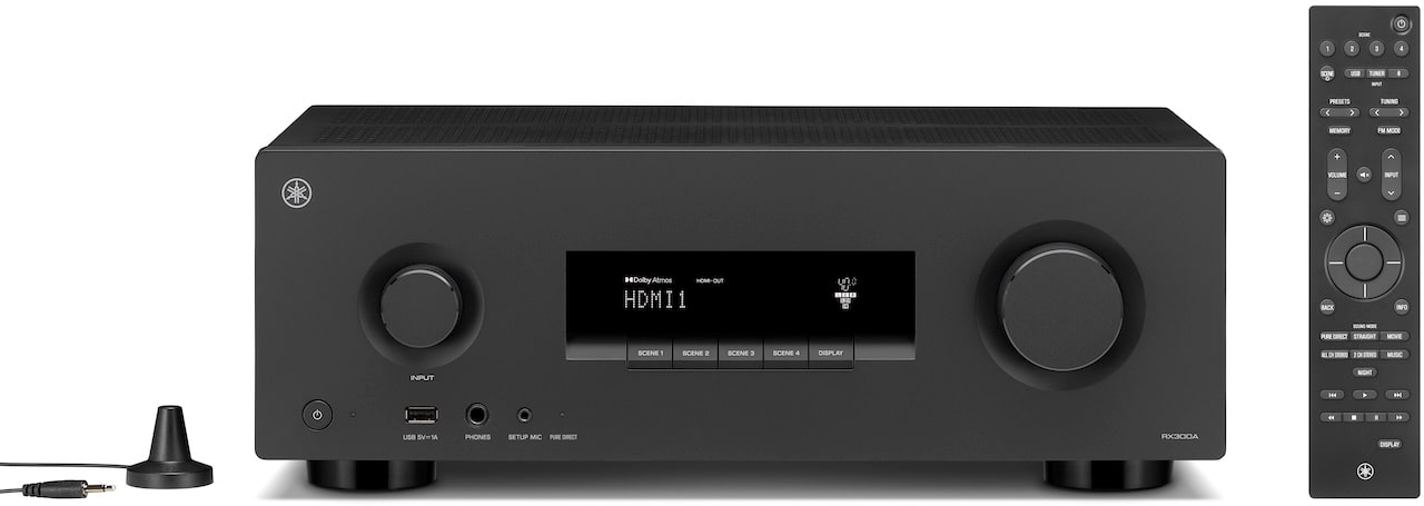 yamaha-rx300a-front-mic-remote