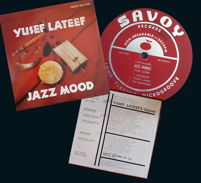 Yusef Lateef Jazz Mood Album Collage