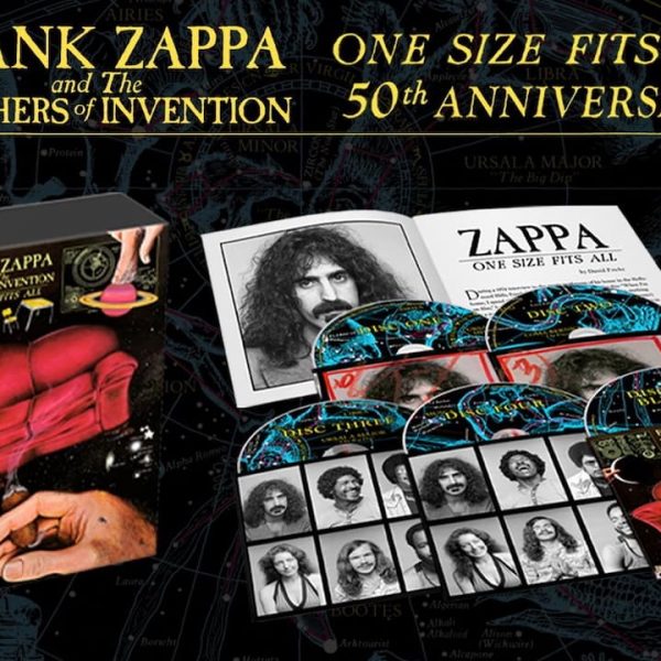 50th Anniversary 4CD/1Bluray Edition of Frank Zappa's 1975 One Size Fits All Delivers Immersive Dolby Atmos Experience Plus Archival Rarity Riches